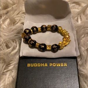 Double Feng Shui Obsidian Wealth Bracelet